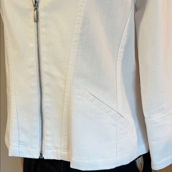 Ruby Rd. White Embellished Jean Jacket - Picture 2 of 8